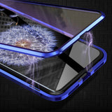 TD® Film de coque de téléphone portable Samsung galaxyS9 + coque de téléphone portable intégrée coque de protection en verre magnéti