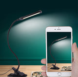 TD® Lampe de bureau LED-tactile-dimmable-flexible-noir