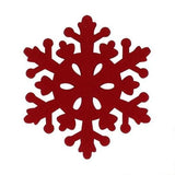 TD® 4 Pièces de Déco en Flocon de Neige/Déco de table/ Set de table de Noël/ Décor de vacances/ Napperon