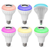 TD® E27 Contrôle Bluetooth Intelligent Musique Audio LED RGB Ampoule Coloré Variable De Lumière De Lampe décoration intérieur
