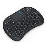 TD® Clavier Mini i8 Clavier QWERTY Sans Fil Design Ergonomique avec Touchpad Sommeil et Réveil Automatique /