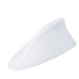 TD® Antenne décorative de voiture aileron de requin modifiée queue de toit lampe décorative signal de réception sans fil couleur bla