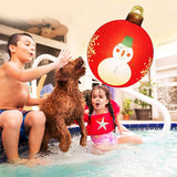 TD® LED ballon gonflable lumineux PVC gonflable décoration de Noël jouet balle ballon 60cm en plein air amusant impression jouet bal