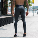 Collants PRO pour hommes, pantalons d'entraînement de fitness plein air à séchage rapide, maille à haute élasticité, pantalon