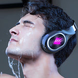 TD® Casque d'écoute，Bluetooth 5.2 1500mAh ，Son surround Pliable et carte mémoire insérable