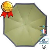 Parapluies à huit os et 50 plis bloquant les couleurs, plus des parapluies de poche, une protection solaire en vinyle, des pa