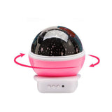TD® Lampe de Projection Veilleuse Bébé Etoile Projection Lumière Enfant Lampe Chevet Avec 360 Degrés De LED Pour Cadeau Bébé Anni w5