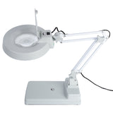 TD® Table de travail pliable portable LED verrerie lumière loupe lampe de table avec éclairage