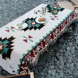 TD® Équipement de plein air tapis de pique-nique ethnique tapis de sol multifonctionnel couverture photo Camping couverture Sucre