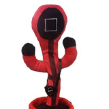 INN® Cactus dansant, jeu de calmar autour des jouets,poupées en peluche en forme de plante jouets vocaux pour enfants,cadeaux de vac