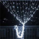 TD® Rideaux de LED lumineux pour soirée tendance moderne ambiance de grande fête effet clignotement décoratif intérieur extérieur