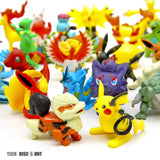 TD® 100pcs Pokemon Yellow Elf Pika Hundred fait à la main sauvage bricolage Micro paysage mousse jardinage poupée