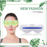 TD® masseur oculaire yeux électrique avec chaleur cerne intelligent anti fatigue infrarouge silencieux blanc vibrations santé relaxa
