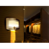 TD® Détecteur de mouvement activé applique murale LED Veilleuse sans fil à piles Auto On/Off pour le couloir voie escalier mur
