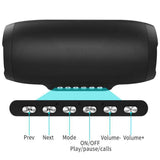 INN® Haut-parleur Bluetooth Portable Mini Haut-parleur Sans Fil Lecteur Musique Sound Colum noir