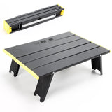 TD® Table pliante extérieure en alliage d'aluminium portable camping table de camping pique-nique simple table de barbecue antidérap