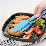 Outil de barbecue 9 pouces résistant aux hautes températures manchon en silicone antidérapant pince alimentaire pince barbecu