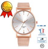 TD® Quartz Montres-bracelets Casual et Business Series Mesh montre de la ceinture cadeaux hommes  44974564