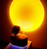 TD® Humidificateur coucher de soleil coucher de soleil lumière photo USB projection atmosphère lumière maison muet processeur d'air