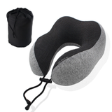 TD® Oreiller en forme de U Oreiller cervical en mousse à mémoire Voyage en voiture Oreiller cervical à rebond lent Oreiller de siest