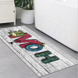 TD® Tapis de sol absorbant antidérapant salon chambre décoration hall bois impression long tapis de sol 60*180cm