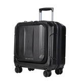 TD® Valise de voyage bagages d'embarquement 40 cm ouverture frontale ordinateur valise courte distance rechargeable roulettes poigné