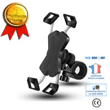 TD® Support de conduite moto équipement voiture électrique vélo de navigation en acier inoxydable support de téléphone portable