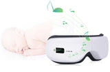 TD® Masseur oculaire électrique Bluetooth blanc appareil anti-rides pression d'air chaleur vibration soulage fatigue relaxation yeux