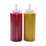 TD® flacon sauce plastique cuisine transparent 360ml coulis precision poire distributeur bouteille ketchup barbecue mayonnaise stock