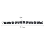 TD® Bracelet en fibre de carbone noir pour homme Bracelet en acier au titane de couleur primaire Cadeau d'anniversaire pour petit am