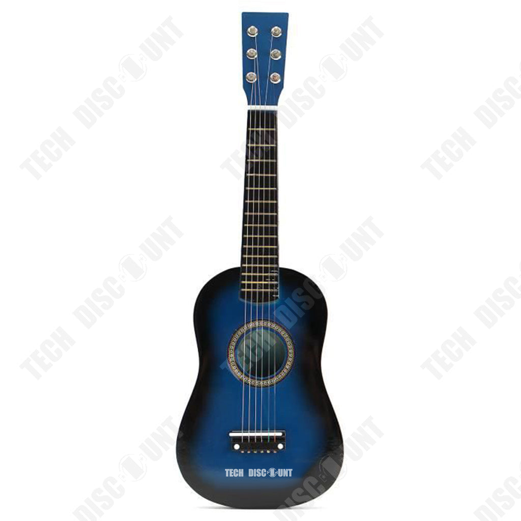 TD® Guitare 29 pouces avec 6six cordes bois musicales acoustique débutant jouer enfant massif apprentissage électrique