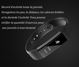 INN®  sport intelligent test de fréquence cardiaque étanche, podomètre, santé du sommeil et bracelet cadeau de surveillance sédentai