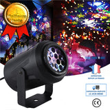 TD® LED16 motif flocon de neige Projection lumière noël Blizzard rotatif lumière décorative veilleuse fête Laser scène lumière