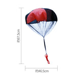 TD® Jouet Parachute avec Soldat pour Enfants/ Sport de plein Air/ Jeux en Groupe Parc