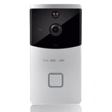 TD® Smart home wifi connexion téléphone portable caméra de surveillance oeil de chat interphone vidéo sans fil ding dong sonnette