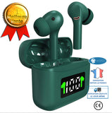 INN® Casque Bluetooth à réduction active du bruit Nouveau modèle privé 5.2 Casque intra-auriculaire TWS ANC vert