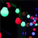 TD® Guirlande lumineuse led, guisette G50, guisette d'extérieur, guirlande de boules, fête de mari - Modèle: colorful 5m