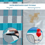 TD® Tapis de pique-nique extérieur tissu Oxford tapis de sol étanche à l'humidité portable sortie de printemps tapis de plage étanch