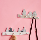 Crochet à vêtements style scandinave mural Entrer dans la porte Porte-clés Décoration Maison chambre mural crochet de dessin