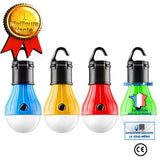 TD® Lot de 4 Pièces Eclairage de meuble/ Ampoule LED Lumière à accrocher/ Camping Tente Portable Pêche lampe lanterne