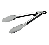 Pince en silicone 9 pouces 12 pouces pince alimentaire en acier inoxydable pince à pain en deux pièces pince barbecue cuisine