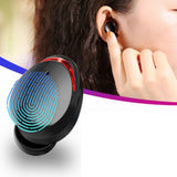 TD® Casque Bluetooth sans fil Bluetooth Bluetooth 5.0 Résistant à l'eau et à la sueur Très longue durée de vie de la batterie Ecoute