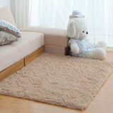 TD® Tapis de grande surface dans la chambre, fil de couleur peluche dans la chambre,salon,table basse, tapis de sol moelleux près du