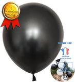 TD® 100 Ballons noirs 27 cm - Ballons décoratifs anniversaires, mariages, évènements, fêtes...-Ballons de baudruche
