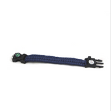 Wilderness Outdoor Multifonctionnel LED Lumière Escalade Voyage Qualité Boussole Parapluie Cordon Tressé Feu Bracelet Sports