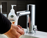 TD® Robinet d'eau chaude et froide à induction automatique intégré Machine à laver les mains à capteur infrarouge domestique intelli
