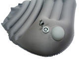 Coussin gonflable type presse pour gonfler rapidement, dossier gonflable, coussin de massage, soin dos en tissu élastique TPU