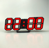 TD® Horloge murale LED 3D Design moderne Horloge de montre numérique | Réveil | Veilleuse | Horloge stéréo numérique créative|vert