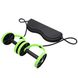 TD® Roue abdominale extracteur à quatre roues exercice abdominal silencieux à deux roues tirer la corde roue abdominale
