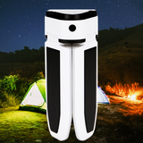 TD® Lampe multifonctionnelle à trois feuilles charge solaire lampe de camping en plein air USB fournitures de camping lampe de secou